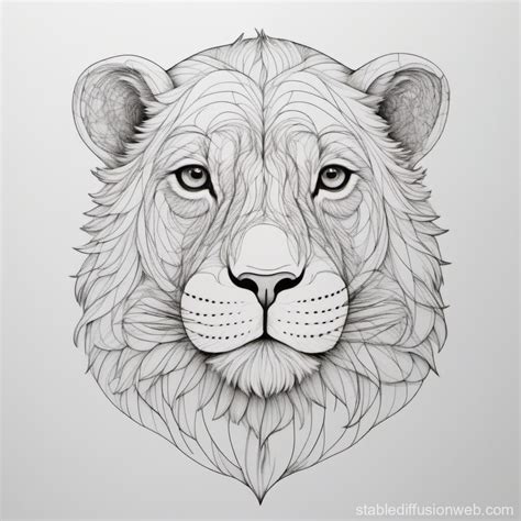 Line Art Depicting Animals | Stable Diffusion Online