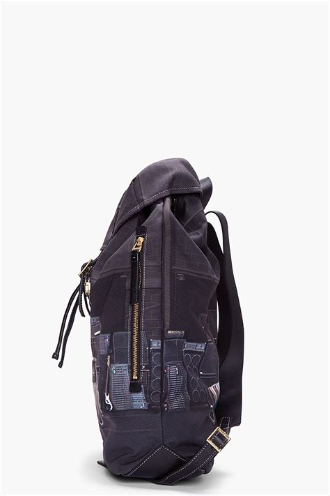 Lyst Paul Smith Leather Trim Mini Cooper Backpack In Black For Men