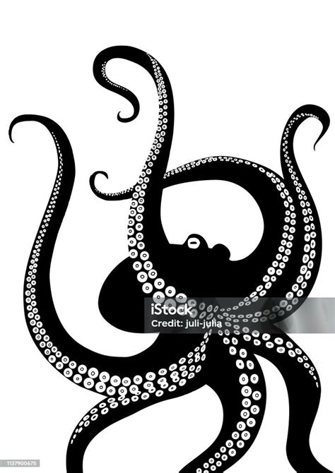 Vector Cartoon Octopus Stock Illustration Download Image Now Octopus Sea Life In