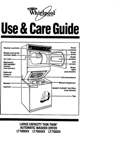 Whirlpool Thin Twin Wiring Diagram Wiring Diagram