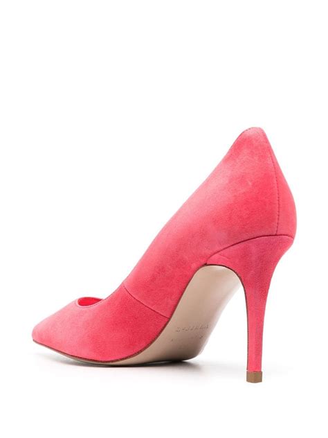 Le Silla Eva 90mm Suede Pumps Pink FARFETCH