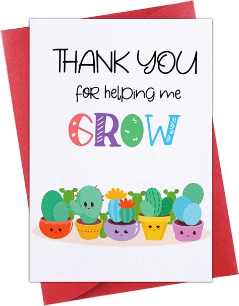 Whatsign Teacher Appreciation Cards Thank You Teacher Ts Card For Women Men End