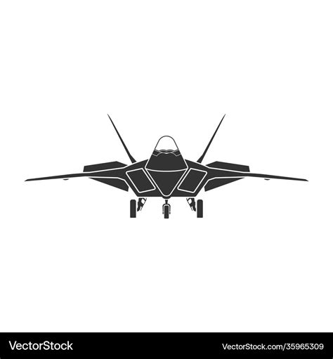 Fighter Jet Clipart Black And White