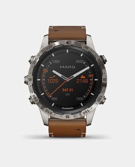 Smartwatch Adventurer Marq Gen De Piel Marr N Garmin