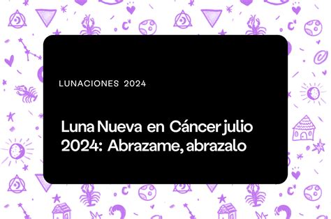 Luna Nueva En C Ncer Abrazame Abrazalo Aprende Astrolog A