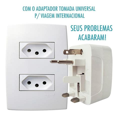 Kit 5 Adaptador Tomada Universal Atacado Revenda Barato Mercado Livre