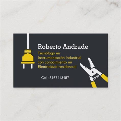 Tarjeta de presentación de electricidad para corta Zazzle