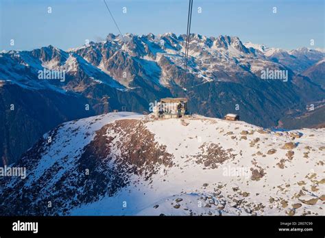 Aiguille Du Midi Chamonix Mont Blanc France Stock Photo Alamy