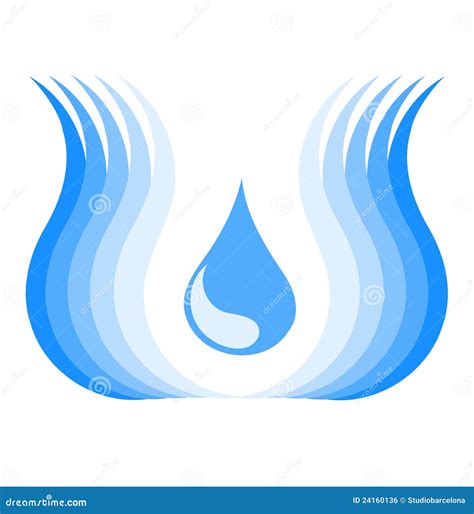 Water Symbol Royalty Free Stock Image Image