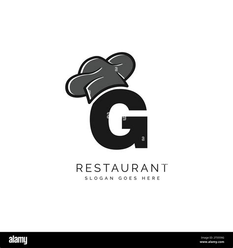 Letter G Restaurant Logo Black And White Stock Photos Images Alamy