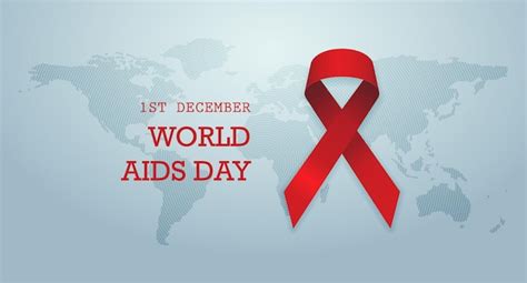 Premium Vector World Aids Day Poster Layout Design Vector Illustration