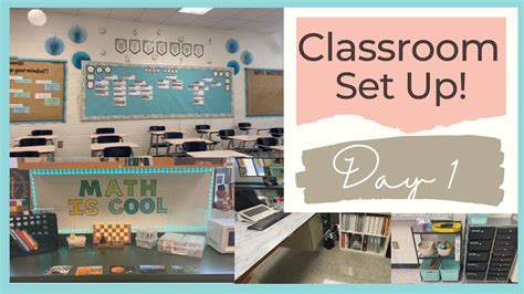 Classroom Set Up Day High School Math Youtube