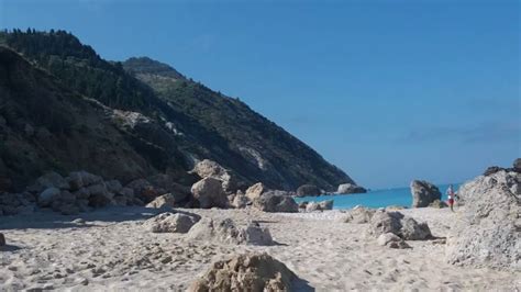 Lefkada Greece - Kavali Kefta beach - YouTube