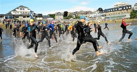 Saint Quay Portrieux Triathlon De La Baie DArmor Une Haie Dhonneur