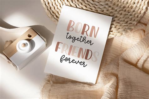 Born Together Friends Forever Print Twins Printable Twin Etsy In 2022