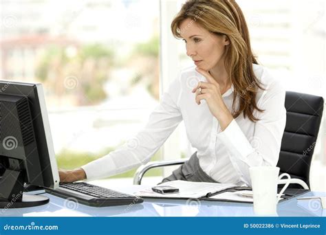 Business Executive Woman Stock Photo Image Of Caucasian