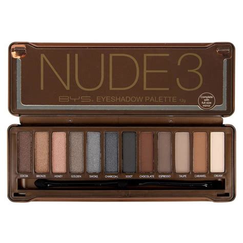 BYS Nude Eyeshadow Palette G Metallic Matte Eye Shadow Cosmetic Eyes Makeup BIG W