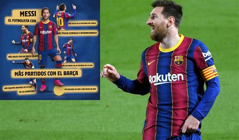 Cu Ntos R Cords Tuvo Lionel Messi Con El Barcelona Mediotiempo