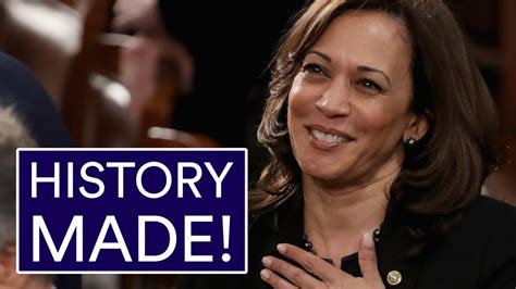 Kamala Harris Becomes First Female Vp Elect Youtube