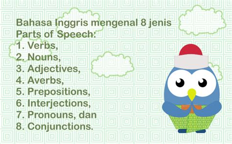 Fungsi Jenis Dan Example Parts Of Speech Siswapedia