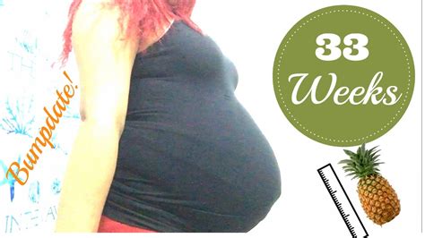 33 Week Pregnancy Update Youtube