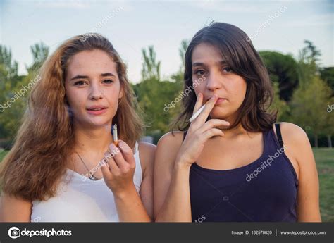 Young Teen Girl Smoking Telegraph