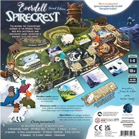 Everdell Spirecrest Expansion Nd Edition Sanctum Games