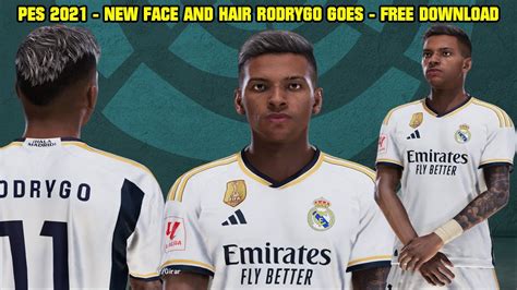 Pes 2021 New Face And Hair Rodrygo Goes 2023 Cpk And Sider 4k