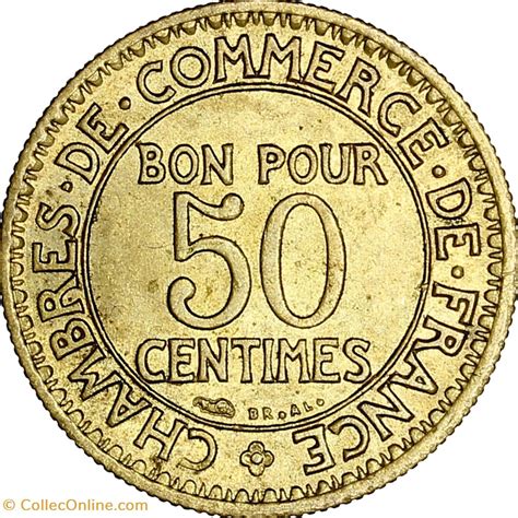 50 centimes Chambres de Commerce IIIe République 1923 Monedas