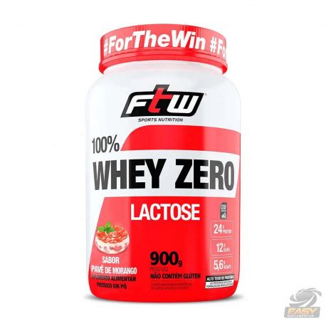 100 WHEY ZERO LACTOSE 900G FTW