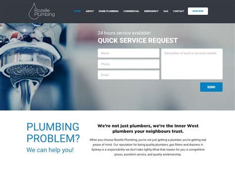 Plumbing Services On Wordpress Naked Digital