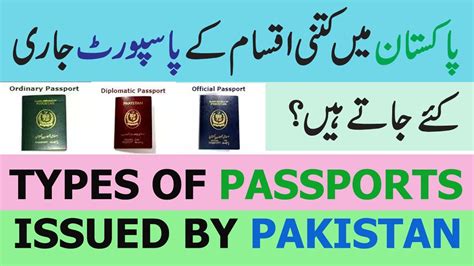 Types Of Pakistani Passports Youtube