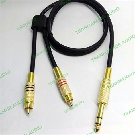 Jual Kabel Canare Standar Jack Rca Male To Akai Mm Stereo Gold