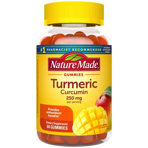 Nature Made Turmeric Curcumin 250 Mg Per Serving Gummies 60 Ct Pick