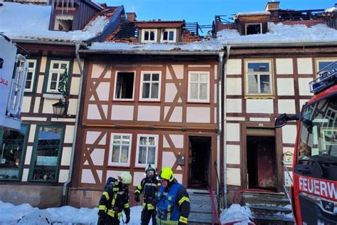 Halbe Million Euro Schaden Bei Gro Brand Im Harz Mehrere H User In