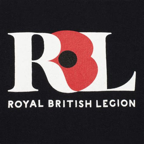 Royal British Legion Navy Blue Hoodie Poppy Shop Uk