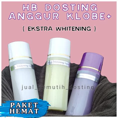 Jual Hb Dosting Klobe Anggur Hb Whitening Hb Dosis Tinggi Hb Super