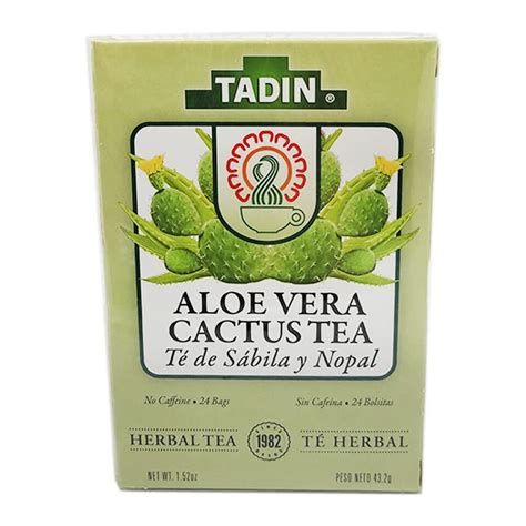 Tadin Tea Aloe Vera With Cactus Bags Te De Sabila Con Nopal Ebay