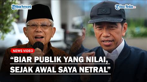 Ma Ruf Amin Beda Sikap Dengan Jokowi Soal Presiden Boleh Memihak