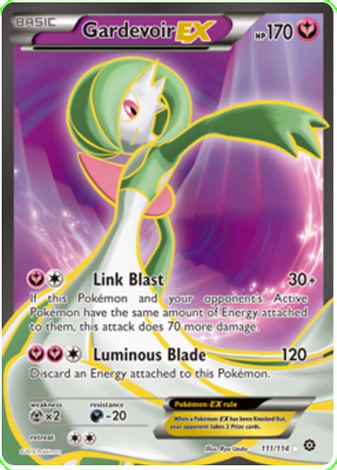 Gardevoir Ex Steam Siege 111 Pokemon Card