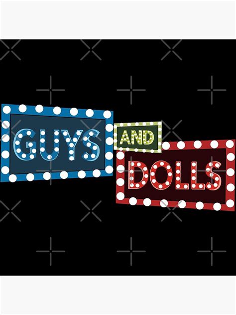 Guys And Dolls 1955 Poster For Sale By L Designz Redbubble