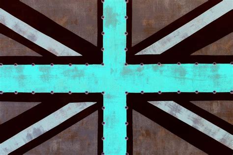 Union Jack Flag Grunge Pool Giclee Print By Indieartlove On Etsy