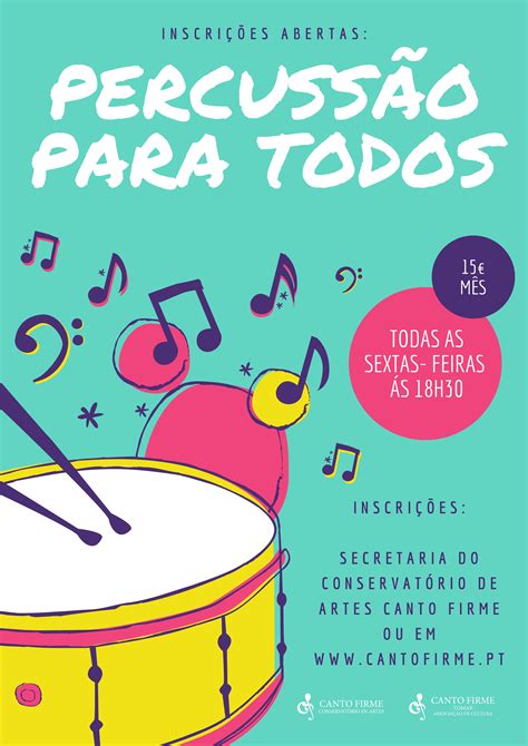 Inscri O Grupo De Percuss O Para Todos Canto Firme