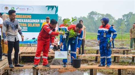 Kilang Pertamina Plaju Bangun Taman Keanekaragaman Hayati Pertama Di