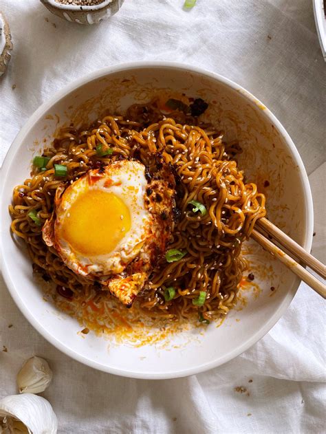 Sweet And Spicy Noodles With Chili Oil Eggs — Kiln Kitchen