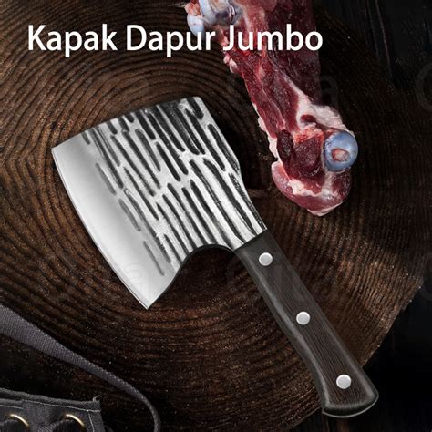 Jual New Pisau Dapur Kapak Potong Tulang Professional Golok Daging Chef