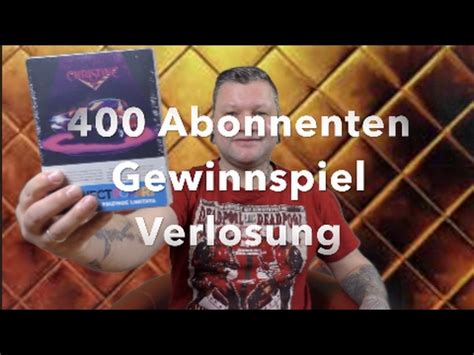 400 Abonnenten Gewinnspiel Verlosung YouTube