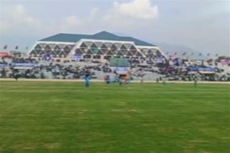 Lg Manoj Sinha Inaugurates Bakshi Stadium In Jammu And Kashmir