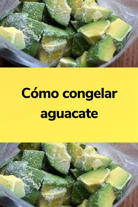 C Mo Congelar Aguacate Artofit