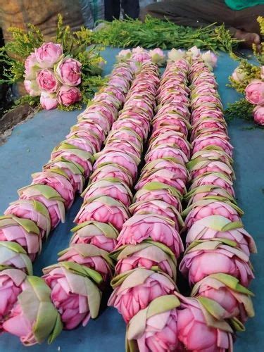 Reception And Engagement Malai Wedding Lotus Garland In Tiruvannamalai